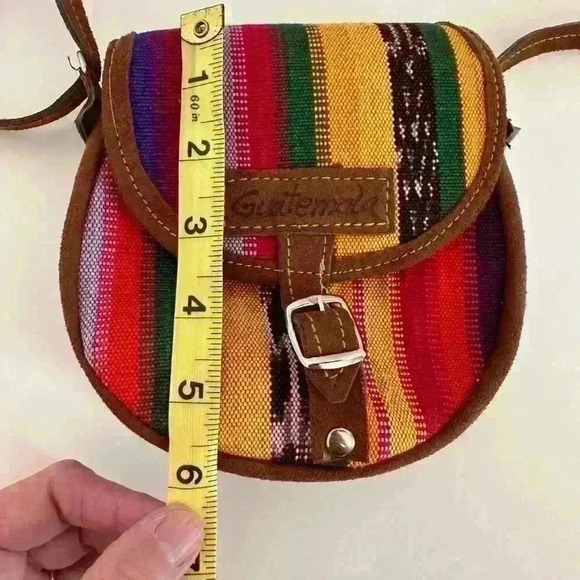 Handmade Crossbody Multicolor Purse With Adjustable Strap - Guatemala - Picture 10 of 13